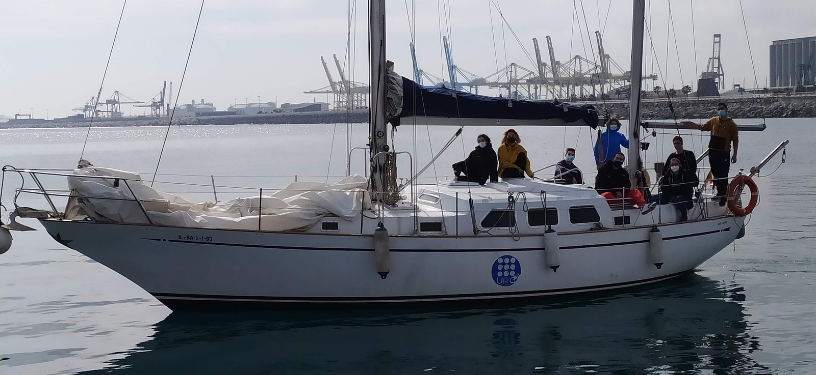 Salida con el velero Barcelona